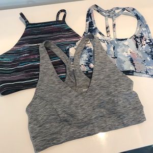 3 Sports Bras - Like New Condition